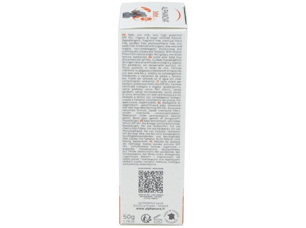 Solar Spf50+ Bebe 50Gr. Bio