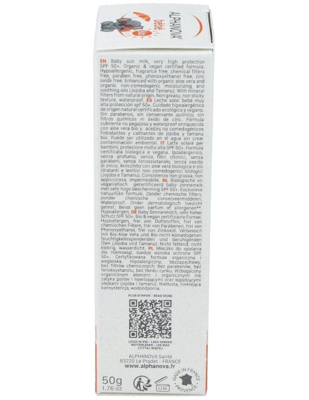 Solar Spf50+ Bebe 50Gr. Bio