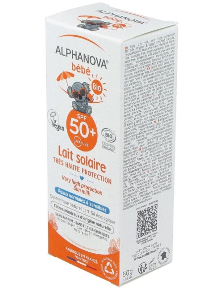Solar Spf50+ Bebe 50Gr. Bio