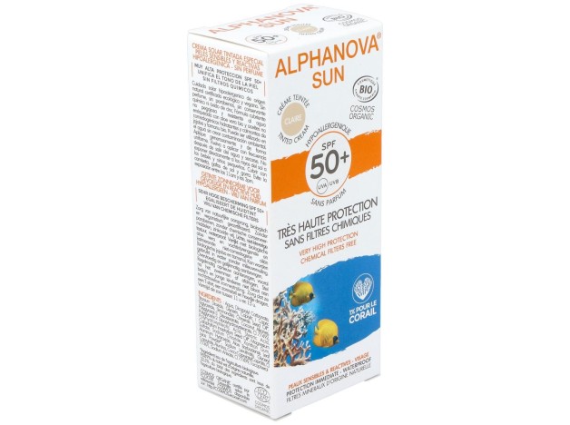 Solar Facial Spf50+ Color Hipoalergenico 50Gr. Bio