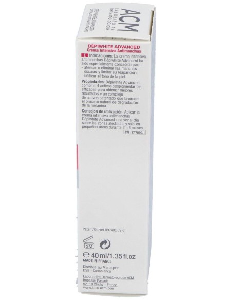 Acm Dépiwhite Advanced Crema Despigmentante, 40 Ml