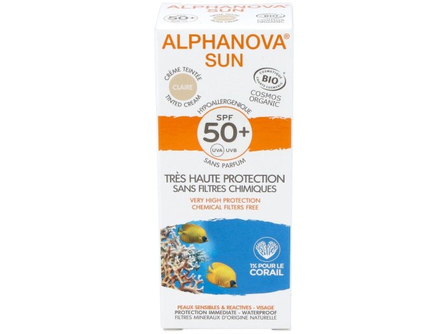 Solar Facial Spf50+ Color Hipoalergenico 50Gr. Bio