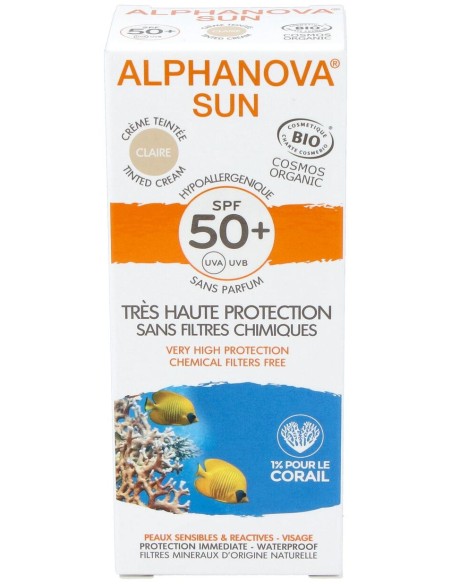 Solar Facial Spf50+ Color Hipoalergenico 50Gr. Bio
