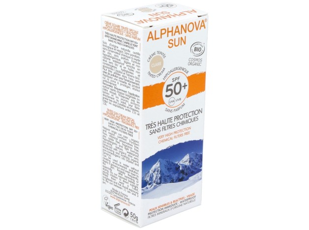 Solar Facial Spf50+ Color Hipoalergenico 50Gr. Bio