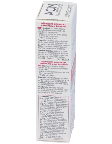 Acm Dépiwhite Advanced Crema Despigmentante, 40 Ml