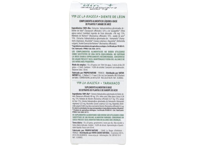 Elixir Nº 02 Ying De Madera (Diente De Leon) 50Ml