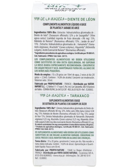 Elixir Nº 02 Ying De Madera (Diente De Leon) 50Ml