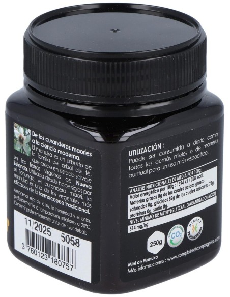 Miel De Manuka Iaa15+ 250Gr.