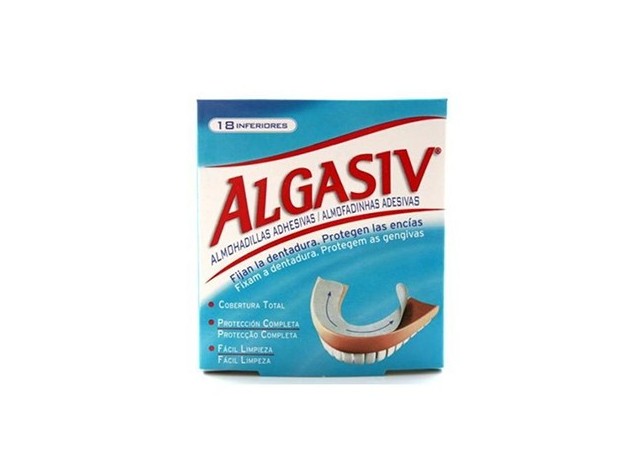 Algasiv Dentadura Inferior 18 Almohadillas