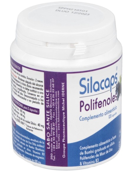 Silacaps Polifenoles Vascular 120Caps.