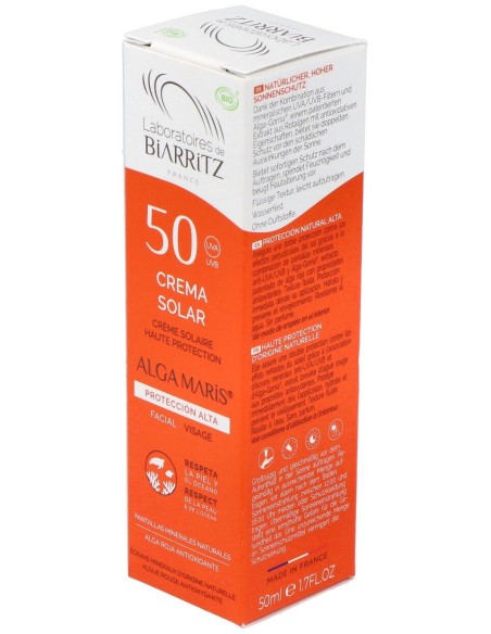 Crema Solar Facial Spf50 50Ml. Bio