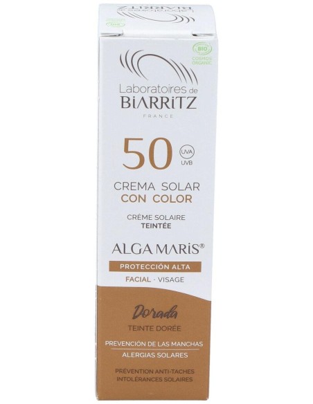 Laboratoires De Biarritz Crema Facial Color Dorado Spf50 50Ml