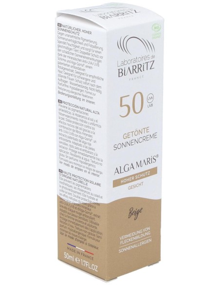 Crema Facial Color Beige Spf50 50Ml.