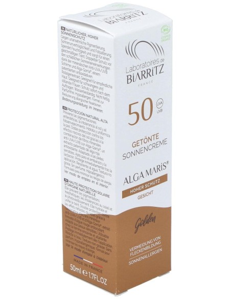 Laboratoires De Biarritz Crema Facial Color Dorado Spf50 50Ml