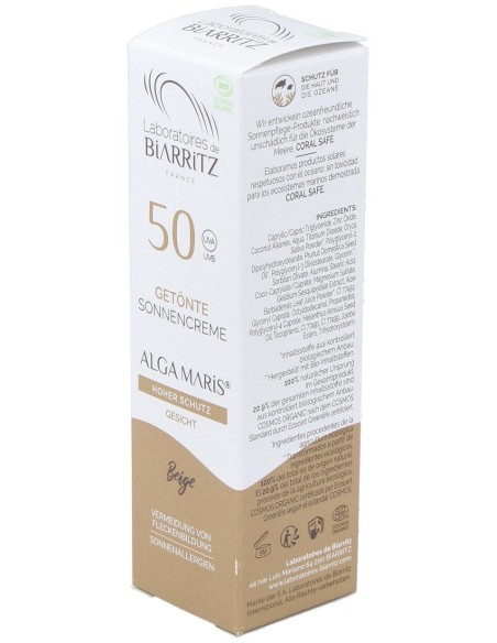 Crema Facial Color Beige Spf50 50Ml.