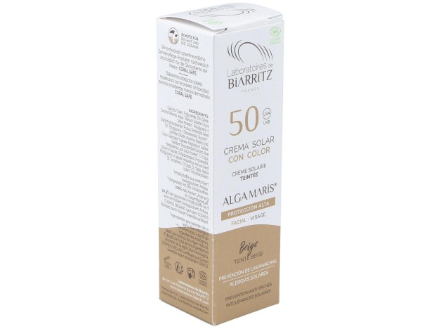 Crema Facial Color Beige Spf50 50Ml.