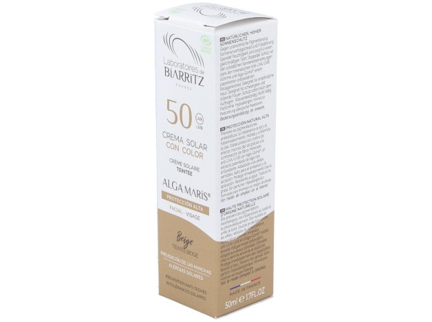 Crema Facial Color Beige Spf50 50Ml.
