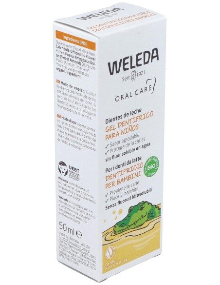 Oral Care Gel Dentífrico Para Niños 50 Ml