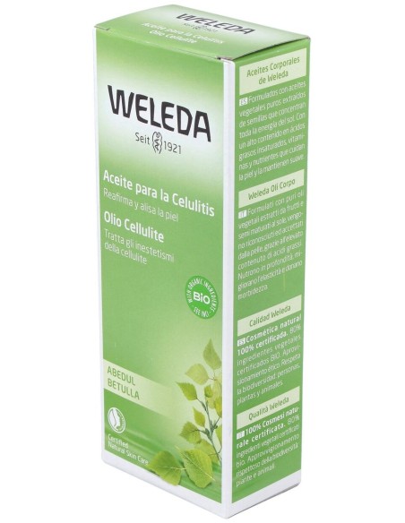 Weleda Aceite De Abedul Para La Celulitis, 100 Ml