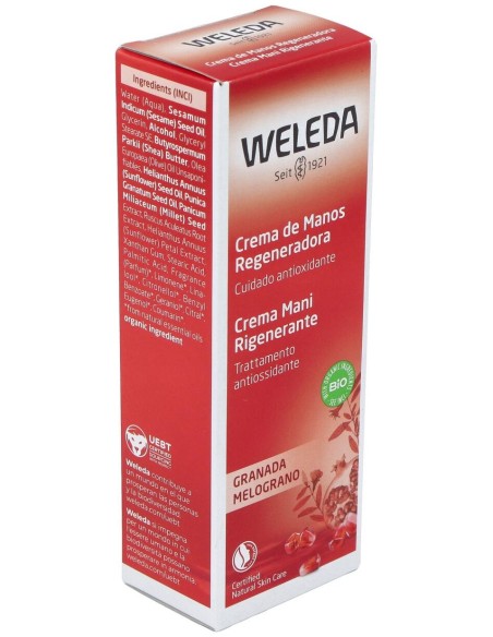 Crema De Manos De Granada Regeneradora 50Ml.