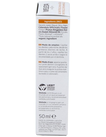 Oral Care Gel Dentífrico Para Niños 50 Ml