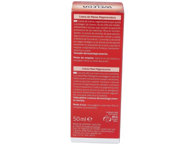 Crema De Manos De Granada Regeneradora 50Ml.