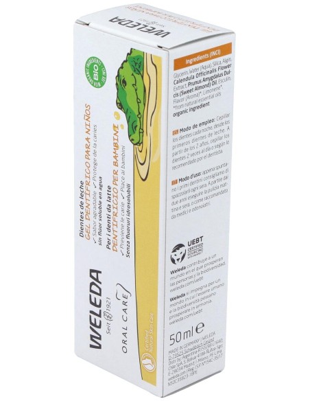 Oral Care Gel Dentífrico Para Niños 50 Ml
