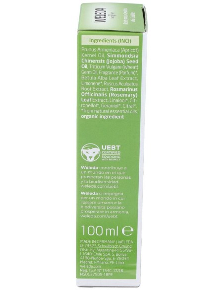 Weleda Aceite De Abedul Para La Celulitis, 100 Ml