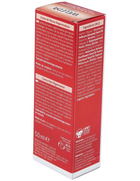 Crema De Manos De Granada Regeneradora 50Ml.