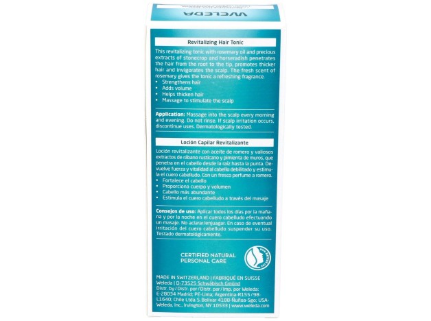 Locion Capilar Revitalizante Con Romero 100Ml.