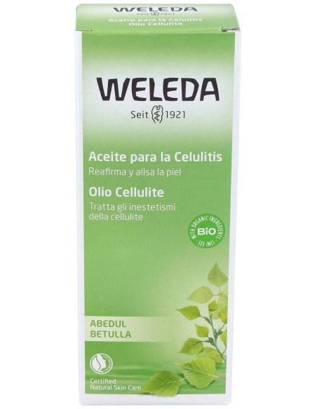 Weleda Aceite De Abedul Para La Celulitis, 100 Ml