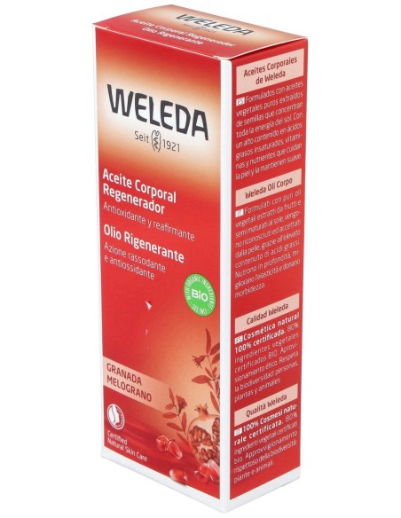 Aceite Corporal De Granada Regenerador 100Ml.