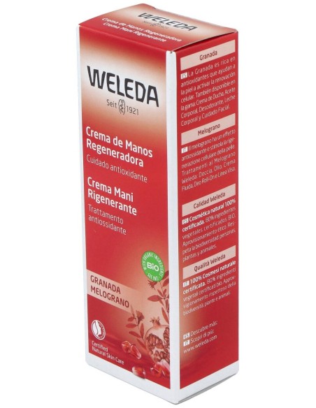 Crema De Manos De Granada Regeneradora 50Ml.