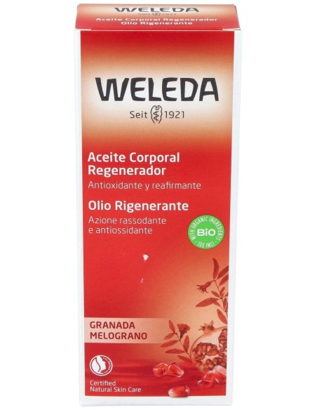 Aceite Corporal De Granada Regenerador 100Ml.