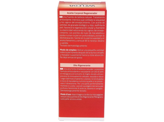 Aceite Corporal De Granada Regenerador 100Ml.