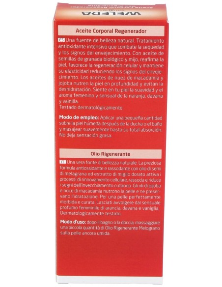 Aceite Corporal De Granada Regenerador 100Ml.
