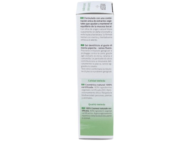 Oral Care Gel Dentífrico Vegetal 75 Ml