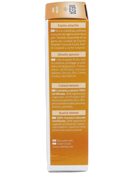 Weleda Crema De Manos Hidratante De Espino Amarillo 50Ml