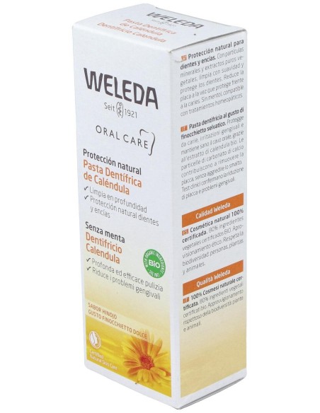 Oral Care Pasta Dentrífrica De Caléndula 75 Ml