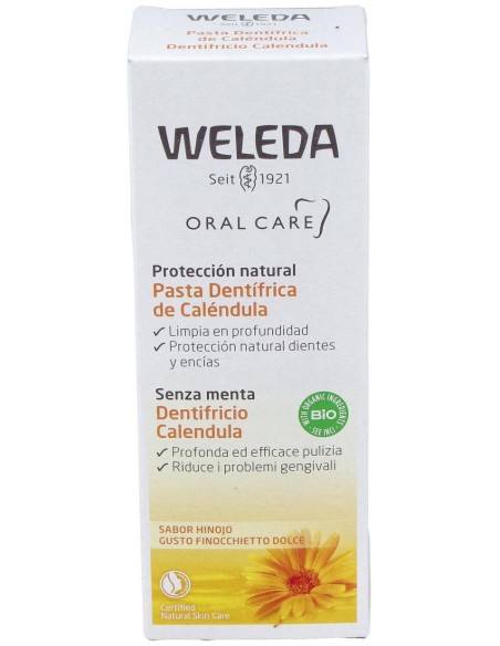 Oral Care Pasta Dentrífrica De Caléndula 75 Ml