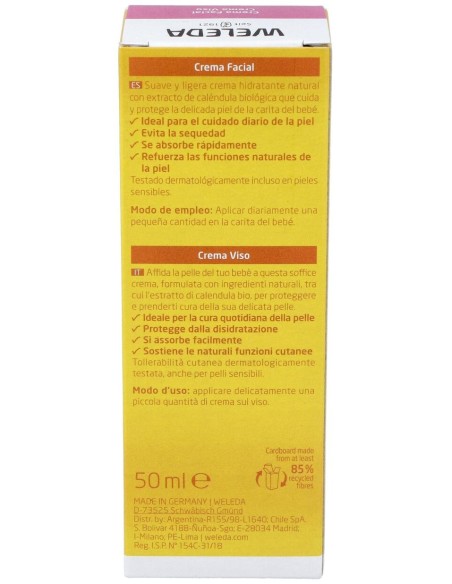 Weleda Crema Facial De Caléndula 50Ml