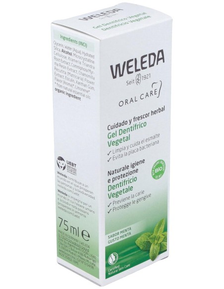 Oral Care Gel Dentífrico Vegetal 75 Ml