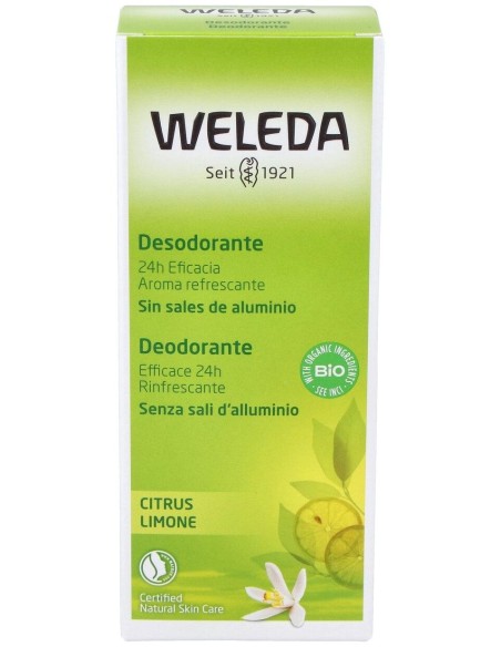 Citrus Desodorante 24H Eficacia Spray 100 Ml