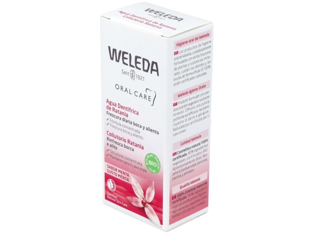 Weleda Agua Dentífrica De Ratania Sabor Menta 50Ml