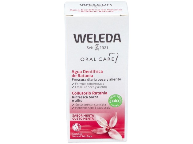Weleda Agua Dentífrica De Ratania Sabor Menta 50Ml