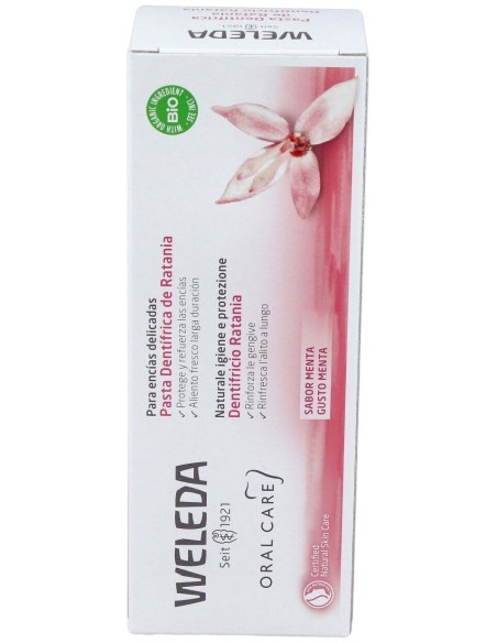 Weleda Pasta Dentífrica De Ratania Sabor Menta 75Ml