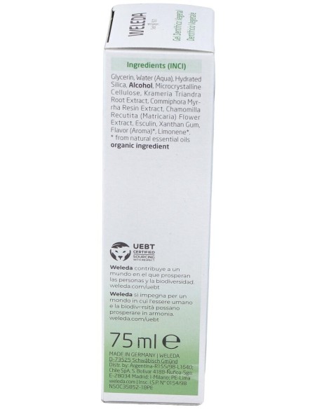 Oral Care Gel Dentífrico Vegetal 75 Ml