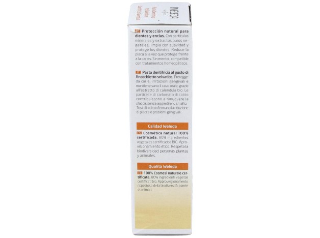 Oral Care Pasta Dentrífrica De Caléndula 75 Ml