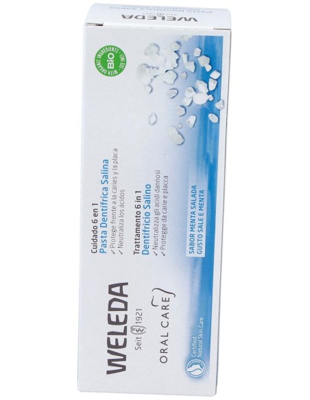 Weleda Pasta Dentífrica Salina Sabor Menta Salada 2X75Ml