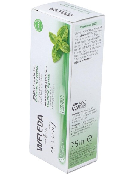 Oral Care Gel Dentífrico Vegetal 75 Ml